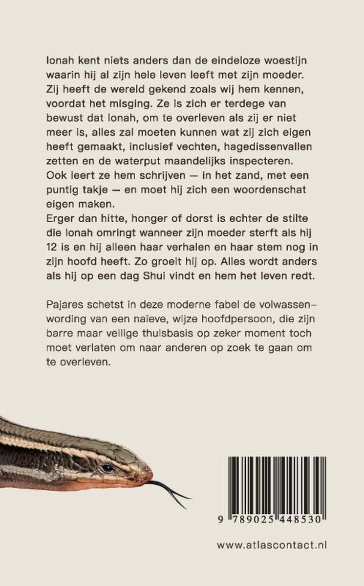 De regen van Ionah - back cover