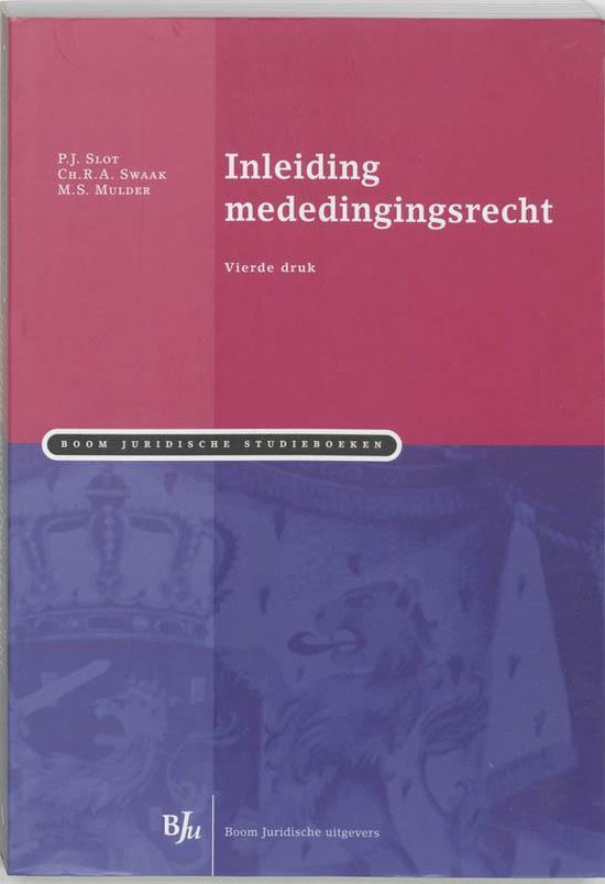 Inleiding mededinginsrecht - cover