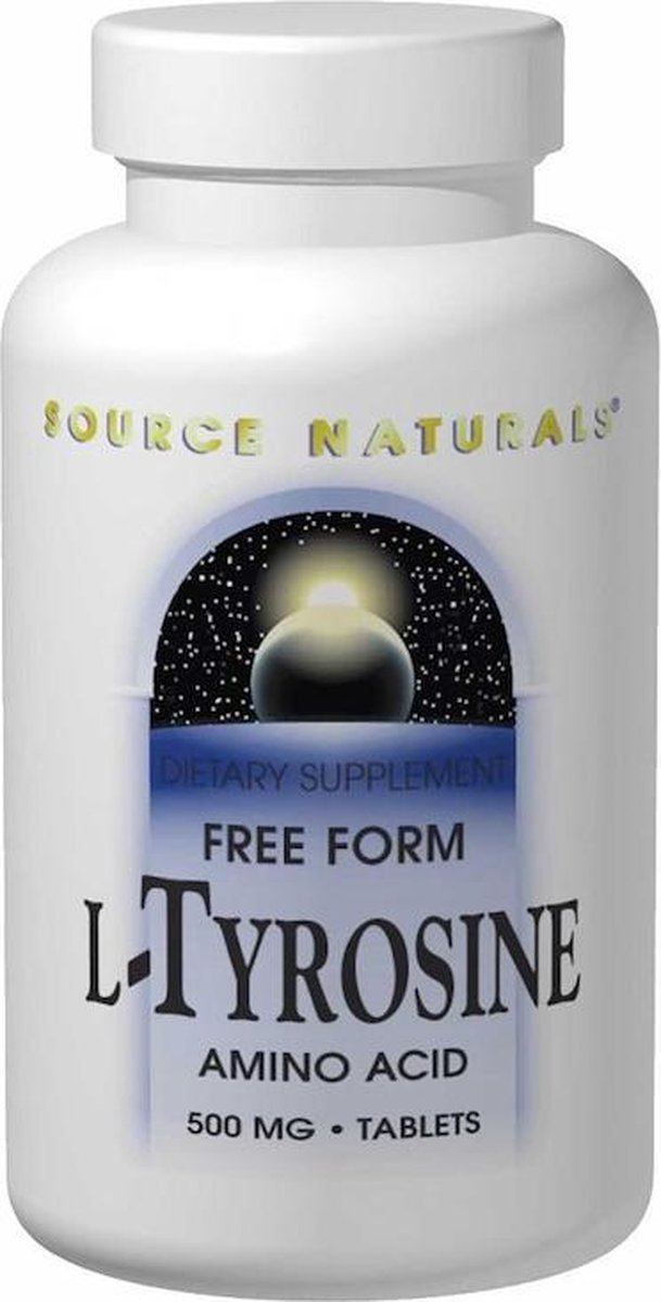 Goedkoopste L-Tyrosine, 500 mg, 100 tablets Source Naturals