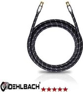 Oehlbach - Coax Kabel - zwart - 2.2 meter