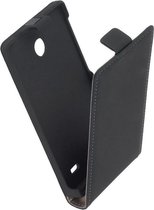 Lelycase Lederen Zwart Flip Case Cover Hoesje Nokia X