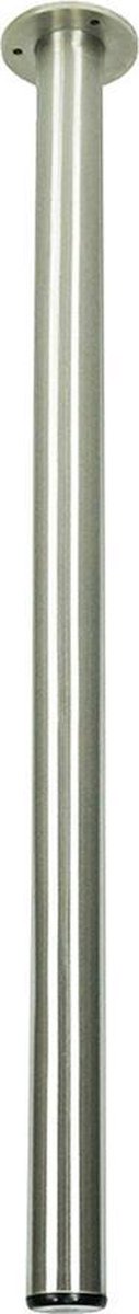 RVS Geborsteld Tafelpoot Rond 40 x 720 mm