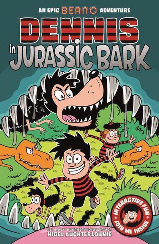 Beano - Dennis in Jurassic Bark - cover
