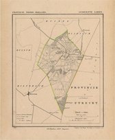 Historische kaart, plattegrond van gemeente Laren in Noord Holland uit 1867 door Kuyper van Kaartcadeau.com