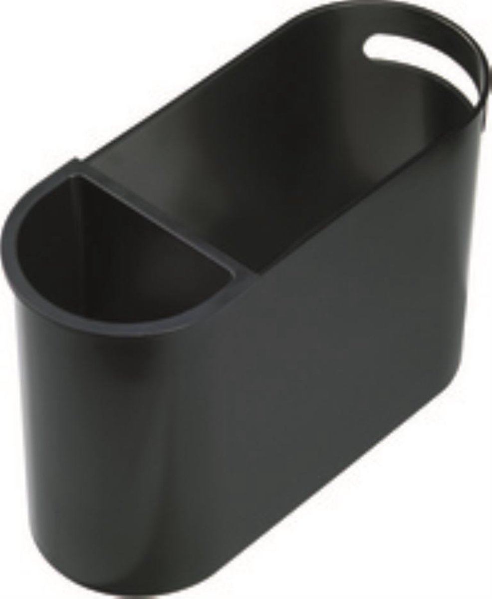 Goedkoopste Ovale afvalbak 22l zwart
