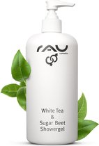 RAU White Tea & Sugar Beet Showergel  500 ml - douchegel - hydraterend - verzorgend - verfrissend - met witte thee en suikerbietextract - voor alle huidtypen