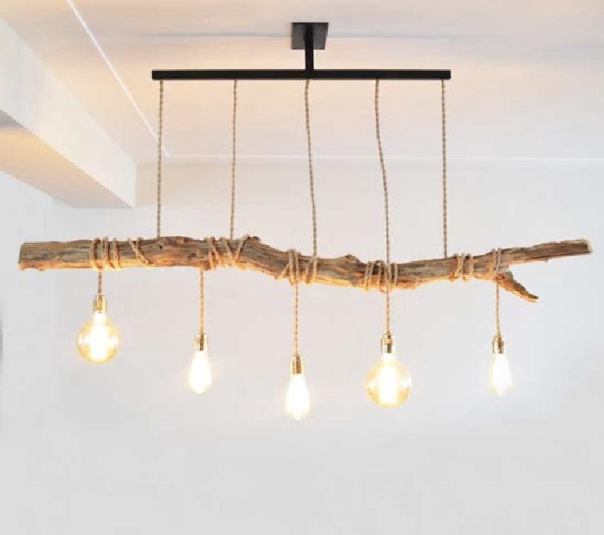 Apesso Houten Hanglamp (120cm Breed) | bol.com