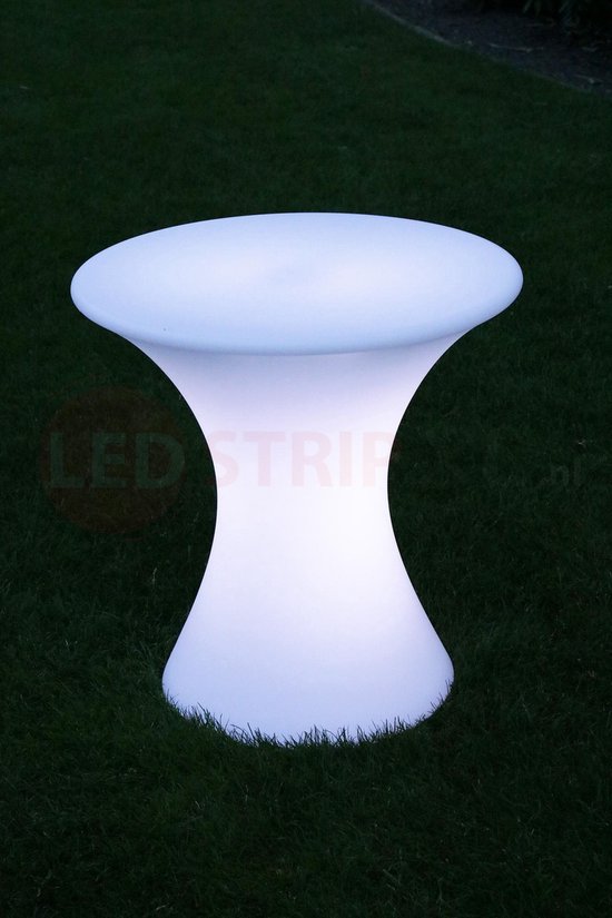 Dolphix Sfeervolle LED tafel - Polythyleen - RGB Kleuren - Ø60x58 cm |  bol.com