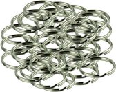 Set Sleutelringen / Sleutelhanger Ringen - Splitringen Ringetjes Voor Het Maken Van Sleutelhangers - 50 x Sleutelring 30mm