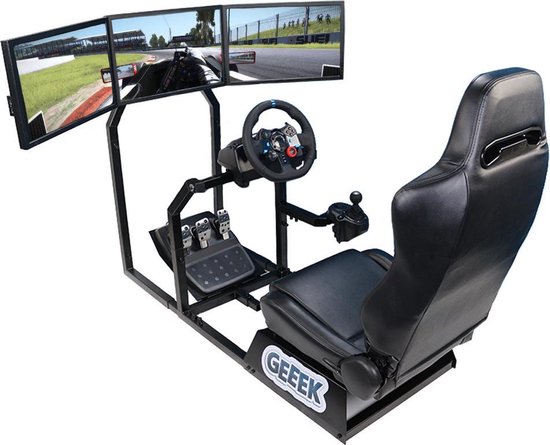 Ondraaglijk combineren Pijnstiller Racing Seat Gameseat Sensation Pro SimulatorInclusief 3 TV standaards |  bol.com