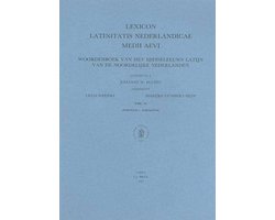 Omslag van Lexicon Latinitatis Nederlandicae Medii Aevi