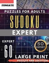 Expert Sudoku Puzzles for Adults Large Print