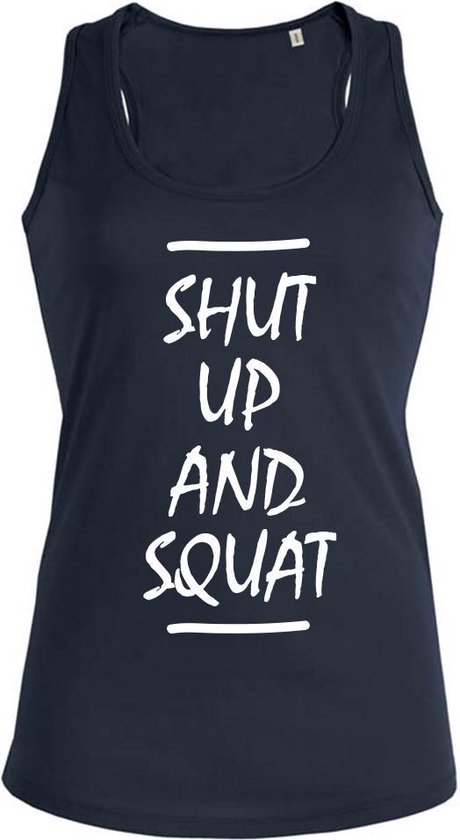 Shut up and Squat dames sport shirt / hemd / top