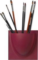 Verti Copenhagen wandpot | Mini bordeaux rood 15 x 15 cm