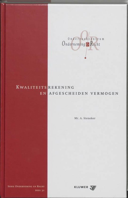 Kwaliteitsrekening en afgescheiden vermogen - cover