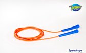 Jobber Ropes - Sport Springtouw - Verstelbaar Speedrope - Oranje/Blauw - 270 cm