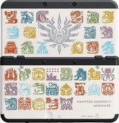 New Nintendo 3DS Cover Plate Monster Hunter 4 White