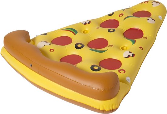 Luidspreker zout aanvaardbaar Opblaasbare pizza – zwemband – luchtbed – leuk voor op vakantie – DisQounts  | bol.com