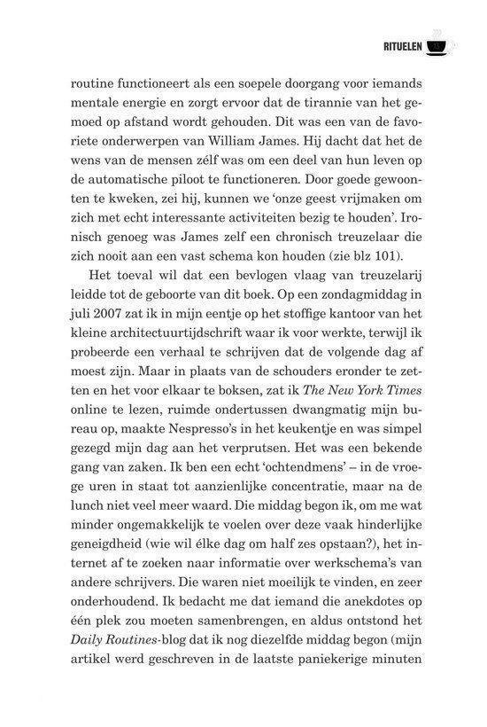 Dagelijkse rituelen