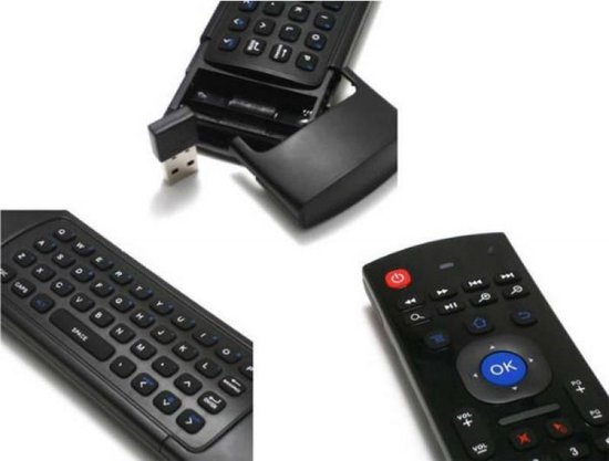 Clavier et Souris Telecommande pour Android TV, Smart TV, PC