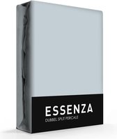 Essenza Dubbele Split Hoeslaken Premium Percale Blue-180 x 200 cm