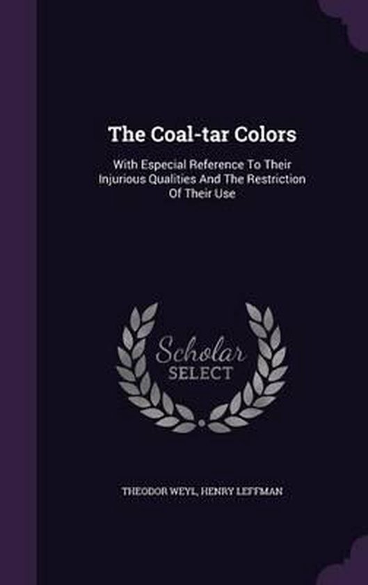 The Coal-Tar Colors - cover