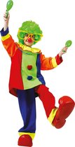 Clown & Nar Kostuum | Olaffio Clown | Jongen | Maat 128 | Carnaval kostuum | Verkleedkleding