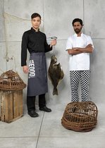 Premier Studded front s/s chef's jacket, Kleur Wit, Maat L