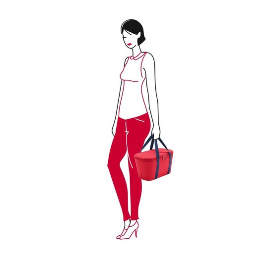 Reisenthel Coolerbag XS koeltas Lunchtas - Maat XS - Polyester met aluminium voering - 4 L - Rood van Reisenthel — afbeelding 4