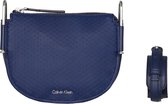 Calvin Klein Dames Schoudertassen Arch Small Saddle Ba - Blauw - Maat 0