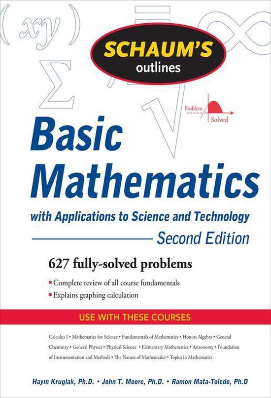 Schaum's Outline of Basic Mathematics with Applications to S ... - cover
