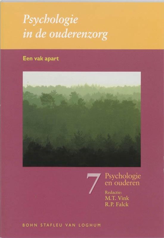 Cover van het boek 'Psychologie in de ouderenzorg / druk 1' van  Vinck-Falck