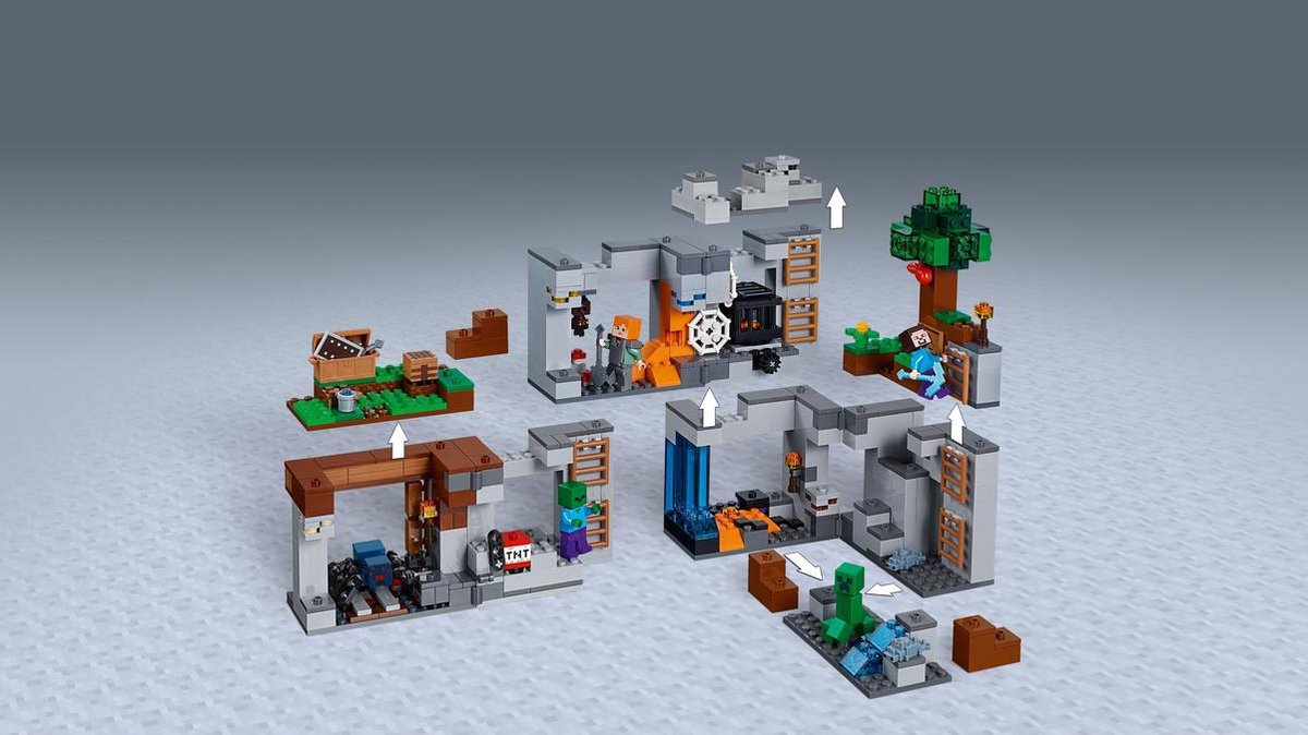 LEGO Minecraft De Bedrock Avonturen - 21147 | bol.com