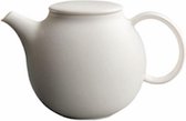 Pebble theepot | 500ml | creme | rvs filter