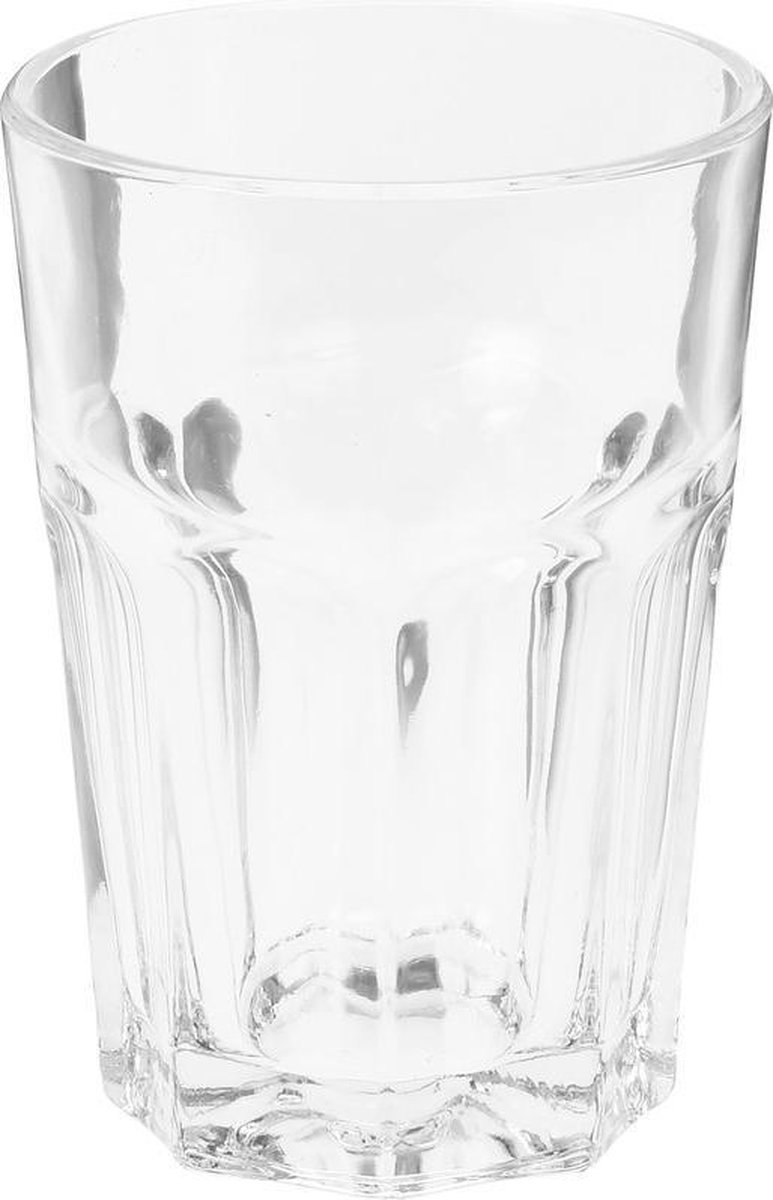 4x Drink water glazen 360 ml - drinkglazen - 