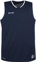 Spalding Move Tanktop Heren Basketbalshirt - Maat XL  - Mannen - blauw/wit