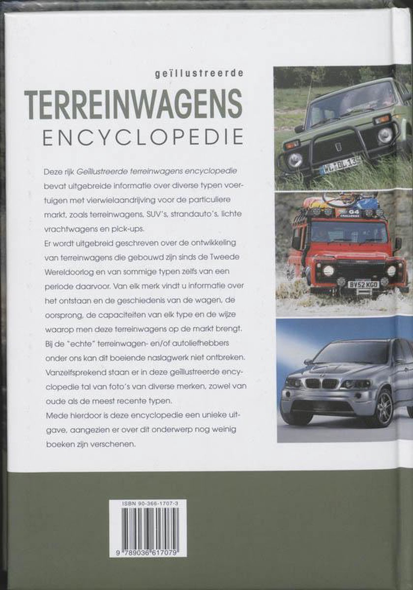 Geillustreerde Terreinwagens encyclopedie - back cover