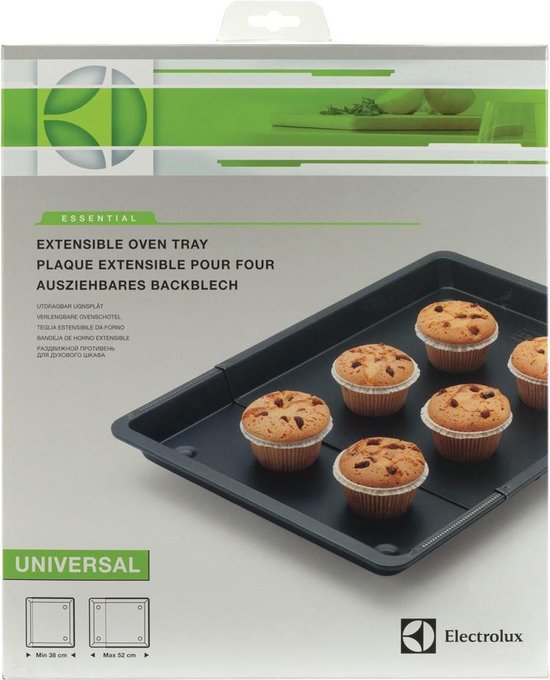 Electrolux "Essential" uitbreidbare bakplaat met zes muffins, UNIVERSAL.