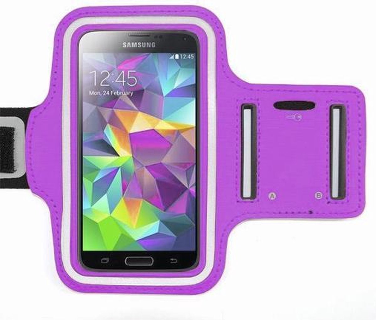 Samsung Galaxy Note 3 Neo sports armband case Paars Purple