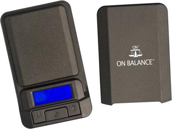 Springen resterend Gelijkwaardig On Balance Mini precisie weegschaal 0.1 gram nauwkeurig tot 600 gram |  bol.com