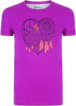 Dare2b Luck ofthe Draw T - Sportshirt - Unisex - Maat 176 - Paars