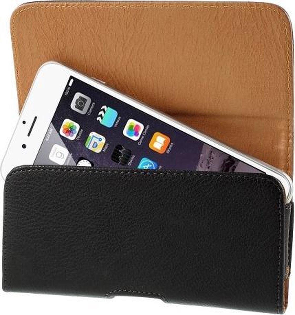 Riem Holter Ptel Grain Hoesje Telefoonhoesje Geschikt voor: iPhone 6 6S Plus