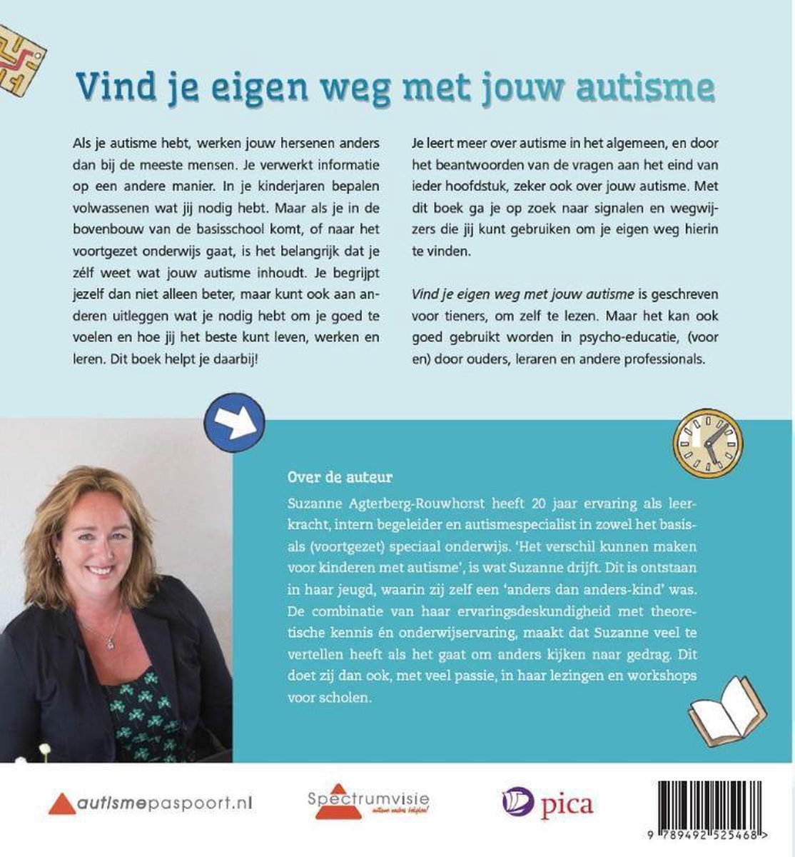 Vind je eigen weg met jouw autisme - back cover