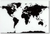 NAGA Magnetisch glasbord met wereldkaart
