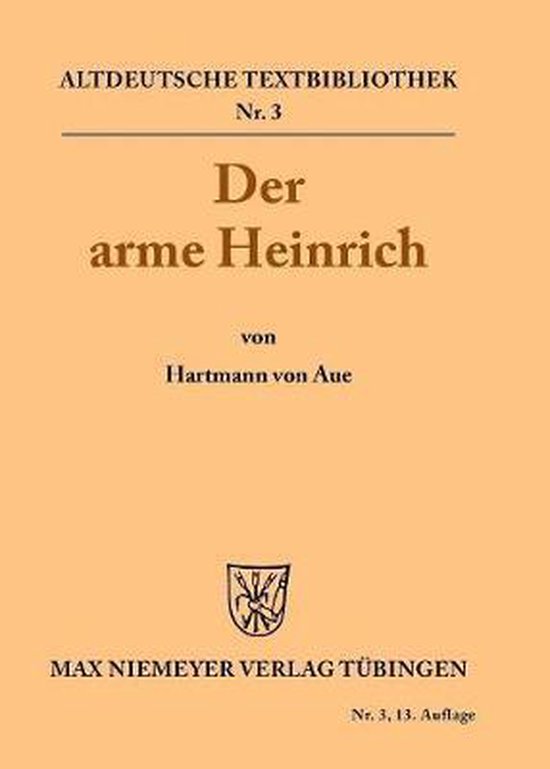 Der Arme Heinrich - cover