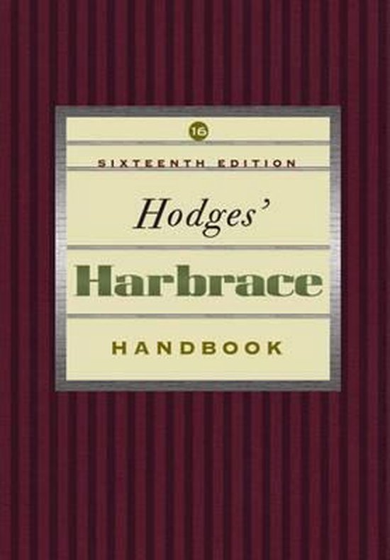 Hodges' Harbrace Handbook - cover