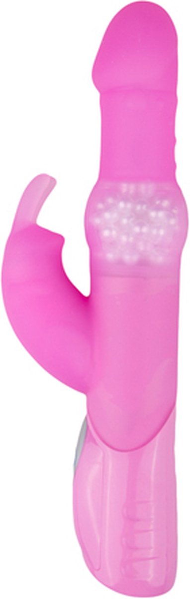 Sweet Smile – ‘Pearly Rabbit’ Vibrator met Zijdelingse Rotatie en Uitgebreid Vibratie Standen – Roze