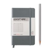 Leuchtturm1917 Notitieboek - Pocket - Gelinieerd - Antraciet