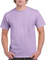 Lilapaars katoenen shirt voor volwassenen M (38/50)