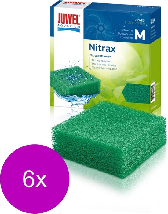 Juwel Nitrax M Compact - Filters - 6 x 9.5x9.5x4.8 cm Compact | bol.com